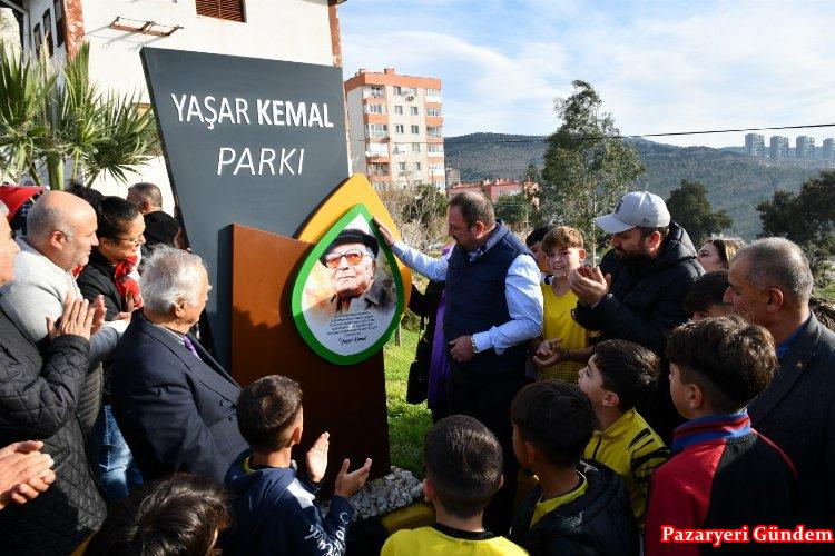 Yaşar Kemal Parkı Çiğli’de törenle açıldı