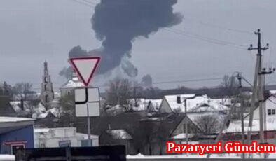 Rusya’da askeri nakliye uçağı düştü!