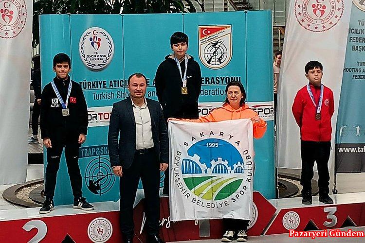 Sakaryalı sporcudan Türkiye Şampiyonluğu’na tam isabet