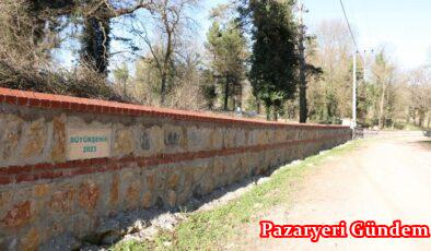 Kocaeli’de mezarlıklara taş duvar ve tel çit