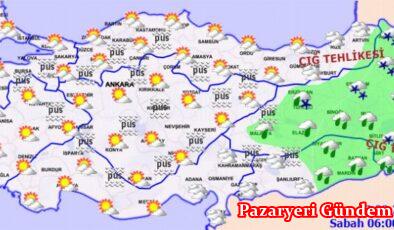Kuzey Ege, Doğu Anadolu ve Güneydoğu Anadolu’da aralıklı yağış var!