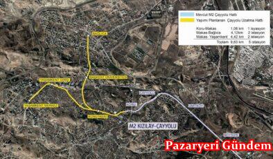 Ankara’ya iki yeni metro hattı