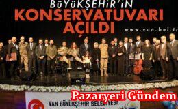 Van Büyükşehir Belediyesi Konservatuvarı açıldı