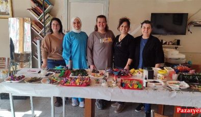 Bilecik Pazaryeri’nde çocuklar ‘kar küreleri’ ile hayallerini süsledi