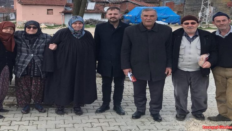 MHP’li il genel meclis üye adayları Fıranlar köyünde çalışma yaptı