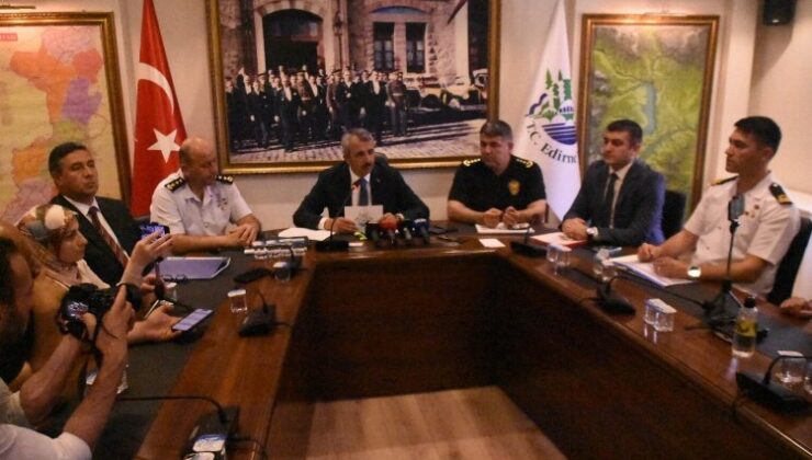 Vali Sezer açıkladı: “Edirne’de 5 ayda 210 terör örgütü üyesi yakalandı”
