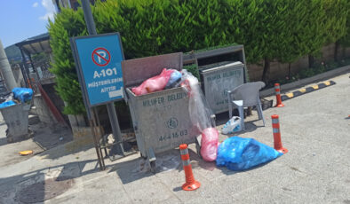 Bursa’da Odunluk Mahallesi çöp ve koku problemiyle karşı karşıya