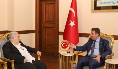 Vali Şefik Aygöl, Timsal Karabekir’i Makamında Ağırladı