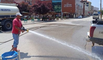 Pazaryeri Belediyesi’nden Bayram Temizliği Seferberliği