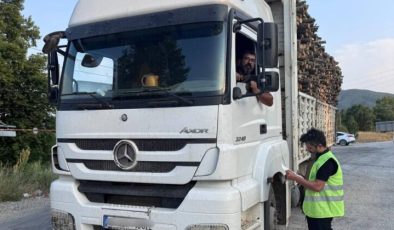 Pazaryeri’nde Orman Emvali Taşıyan Araçlara Sıkı Denetim!