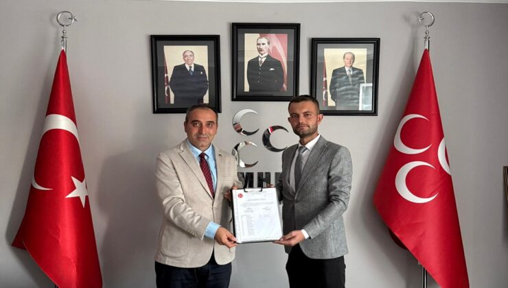MHP Pazaryeri’nde Yeni Başkan Vedat Çora