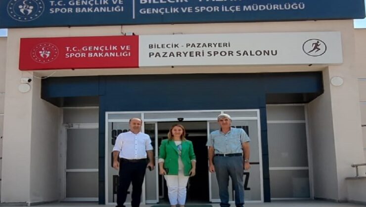 Pazaryeri Kapalı Spor Salonu Hizmete Açıldı