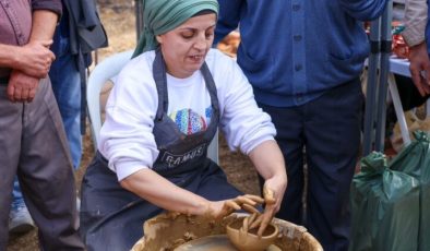 Kınık Köyü Uluslararası Çömlek ve Sanat Festivali başladı