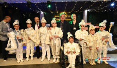 Kaymakam Öztürk’ten Anlamlı Katılım: 65 Çocuk İçin Düzenlenen Toplu Sünnet Düğününde Mutluluk Dolu Anlar