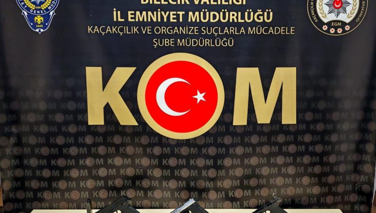 BİLECİK’TE KAÇAK SİLAH OPERASYONU