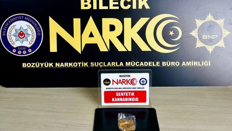 PAZARYERİ’NDE NARKO OPERASYONU: 2 ŞÜPHELİ GÖZALTINDA