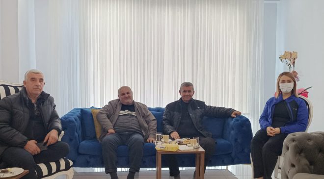 İlçe Basınından Başkan Zekiye Tekin’e Geçmiş Olsun Ziyareti