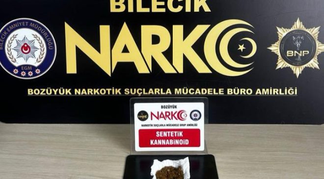 Bozüyük’te Narkotik Darbesi: Sentetik Madde Ele Geçirildi