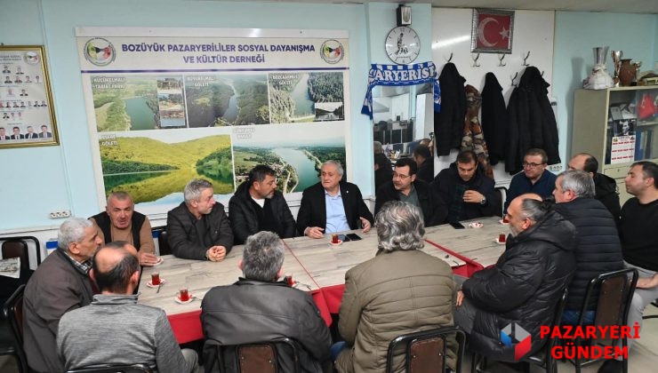 Mehmet Talat Bakkalcıoğlu'ndan Pazaryerililere Anlamlı Ziyaret