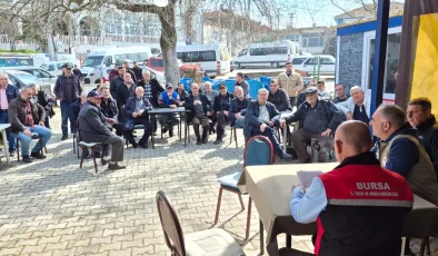 Mudanya’da üreticilere ‘Bitki Koruma Ürünleri’ eğitimi