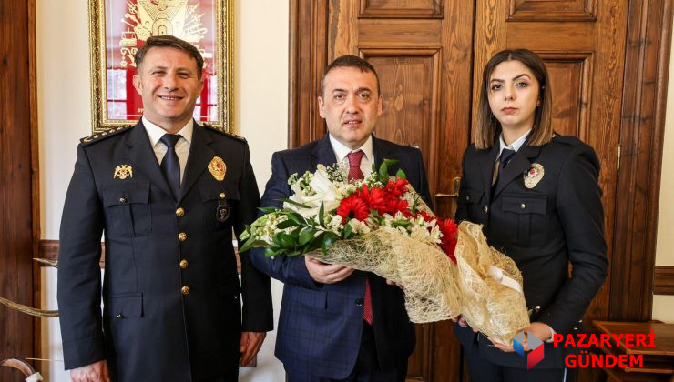 Bilecik Valisi  Faik Oktay Sözer, Polis Haftası Dolayısıyla Teşkilat Mensuplarını Kabul Etti