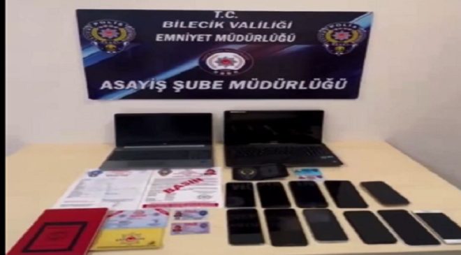 BİLECİK’TE “AVCI OPERASYONU” İLE 10 MİLYONLUK DOLANDIRICILIK AĞI ÇÖKERTİLDİ