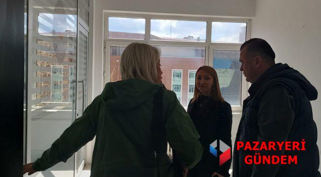 Başkan Tekin yıkılacak hükümet konağı binasını inceledi