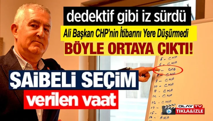 CHP’DE YAŞANAN ‘FİRE’ OLAYI ÇÖZÜLDÜ