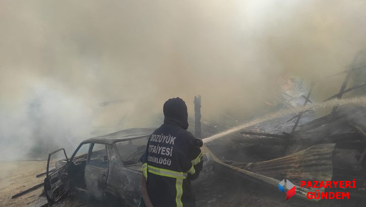 Araç Yangını Büyümeden Söndürüldü