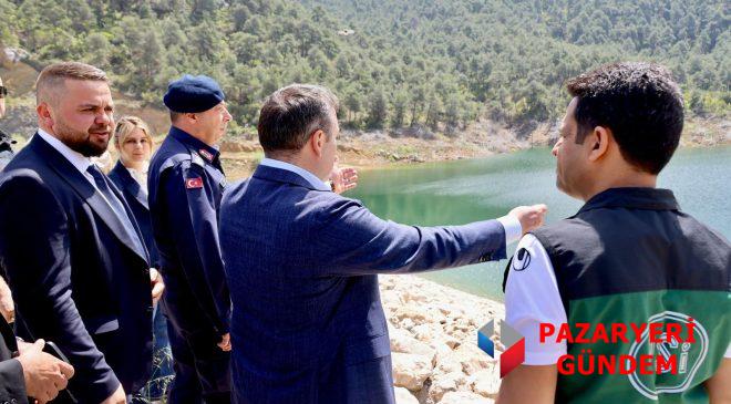 Vali Sözer, Soğucakpınar Barajı’nda İncelemelerde Bulundu