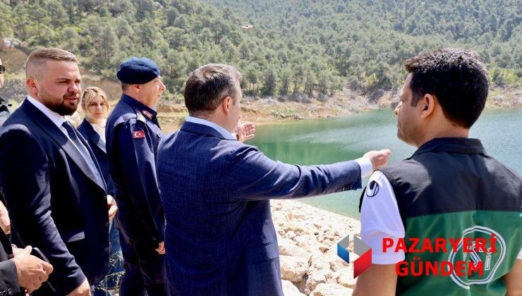 Vali Sözer, Soğucakpınar Barajı’nda İncelemelerde Bulundu