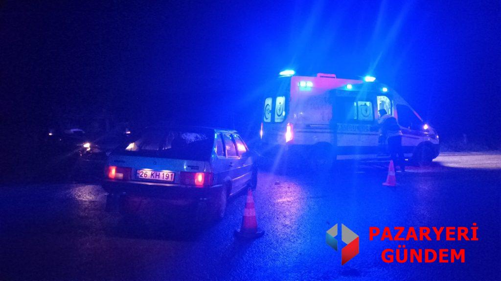PAZARYERİ’NDE TRAFİK KAZASI: 3 YARALI!