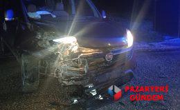 PAZARYERİ’NDE TRAFİK KAZASI: 3 YARALI