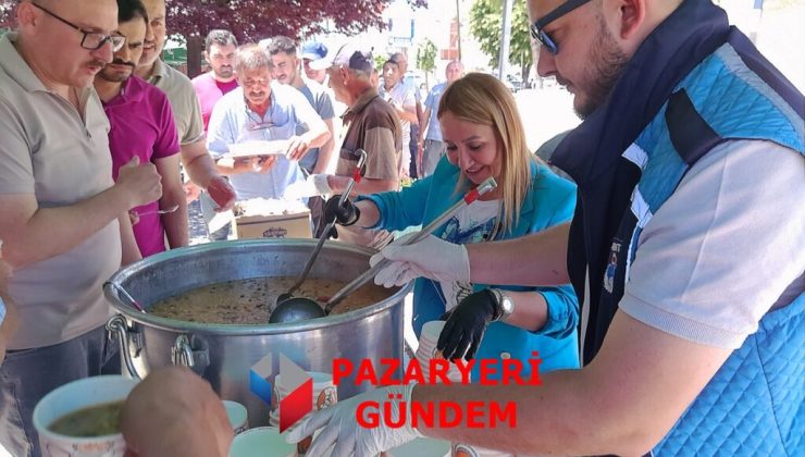 Pazaryeri’nde Birlik ve Beraberliğin Tadı: 5 Bin Kişilik Aşure Gönülleri Buluşturdu
