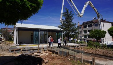 PELİTÖZÜ’NE YENİ MUHTARLIK BİNASI, SOSYAL TESİS VE PARK ALANI KAZANDIRILIYOR