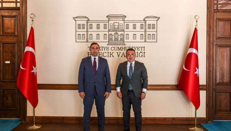 GÖREVE BAŞLAYAN KAYMAKAM YILMAZ’DAN VALİ SÖZER’E ZİYARET