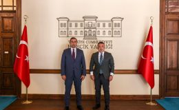 Vali Sözer, Osmaneli Kaymakamı Tahir Yılmaz’ı Makamında Kabul Etti