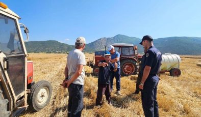 BİÇERDÖVER OPERATÖRLERİNE YANGIN EĞİTİMİ