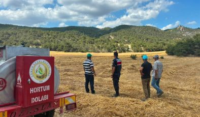 BİÇERDÖVER OPERATÖRLERİNE YANGIN UYARISI