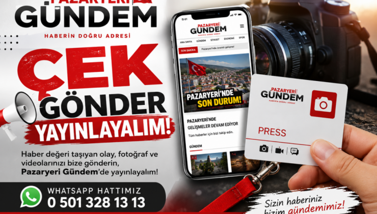 Bir fotoğraf, bir video bazen binlerce kişiye ulaşacak bir haberin başlangıcıdır!