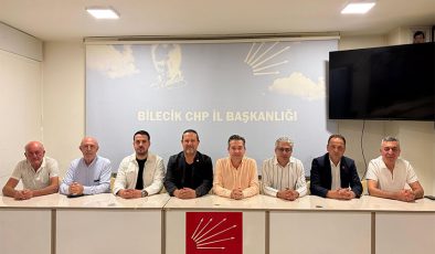 CHP BİLECİK İLÇE BAŞKANLARI ORTAK BASIN AÇIKLAMASI YAPTI