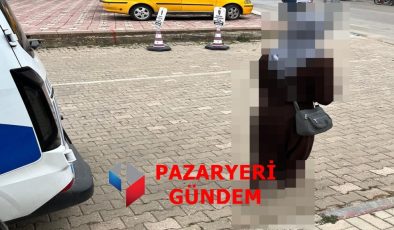 Pazaryeri’nde Duygu Sömürüsüne Geçit Yok! Cami Önünde Dilenen Kadına Polis ve Zabıta Müdahalesi