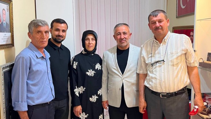 ŞEHİT ASTSUBAY İLHAN ONGAN’IN AİLESİNE ANLAMLI ZİYARET