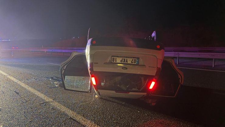 TAKLA ATAN OTOMOBİLİN SÜRÜCÜSÜNÜN ALKOLLÜ OLDUĞU HASTANEDE ORTAYA ÇIKTI