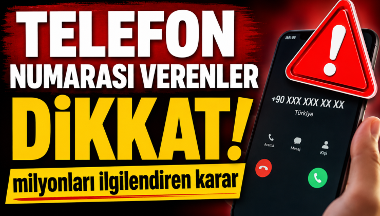 TELEFON NUMARASI VERENLER DİKKAT