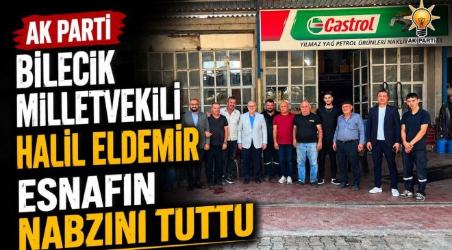 AK PARTİ HEYETİ SANAYİ ESNAFIYLA BİR ARAYA GELDİ