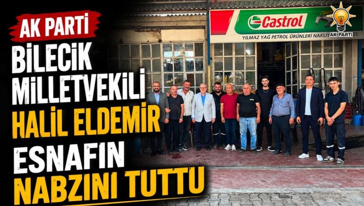 AK PARTİ HEYETİ SANAYİ ESNAFIYLA BİR ARAYA GELDİ