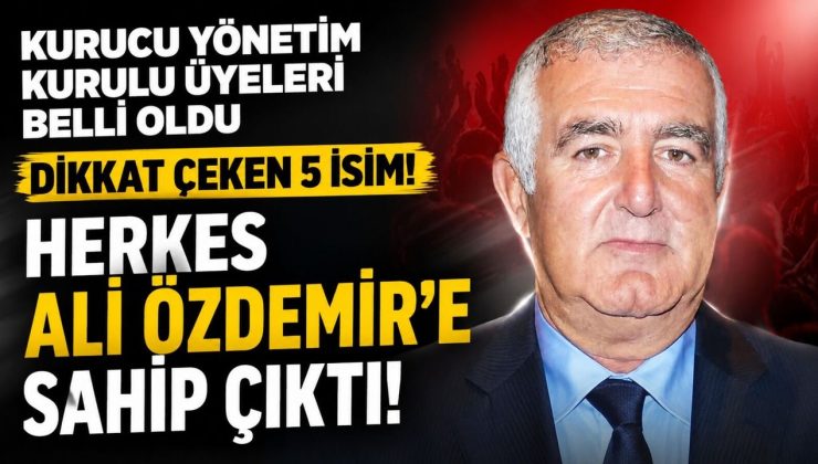 LİSTEDE DİKKAT ÇEKEN 5 İSİM