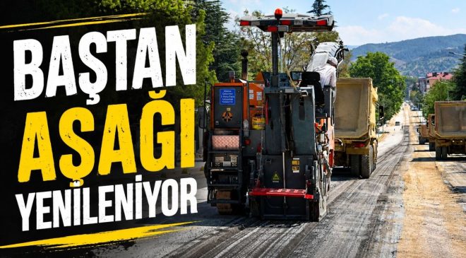 ANA CADDELER BAŞTAN AŞAĞI YENİLENİYOR