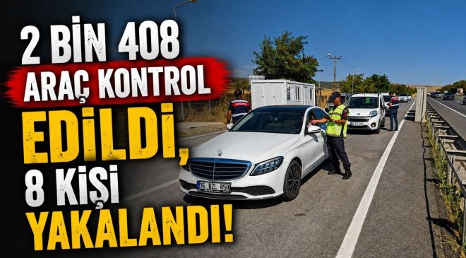 GÜVEN VE HUZUR UYGULAMASINDA 8 YOKLAMA KAÇAĞI YAKALANDI